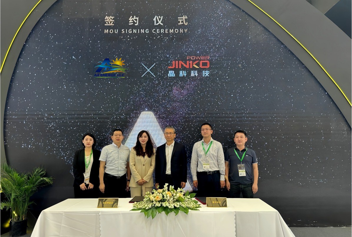 Signing Ceremony with JINKD POWER